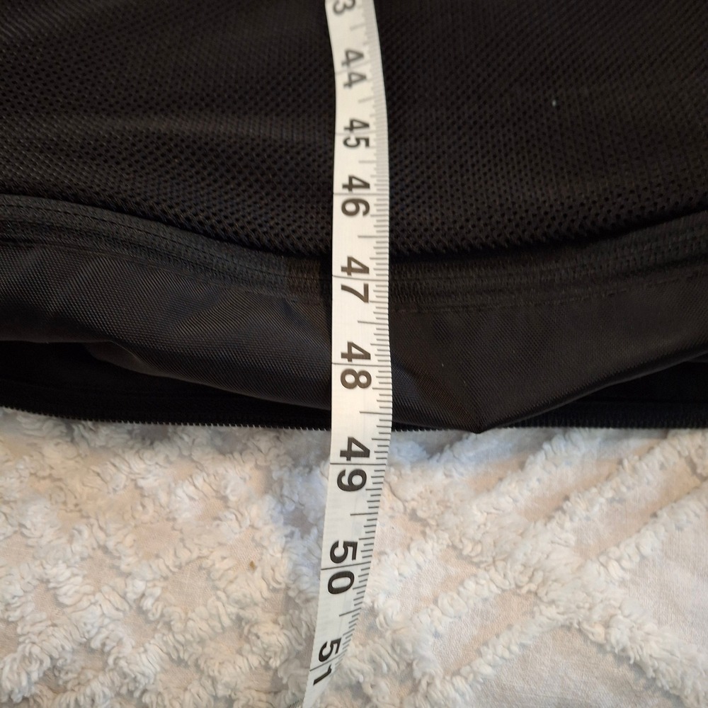 The North Face XL Messenger Bag Black Nylon Laptop Commuter Shoulder Satchel Bag - Picture 7 of 13